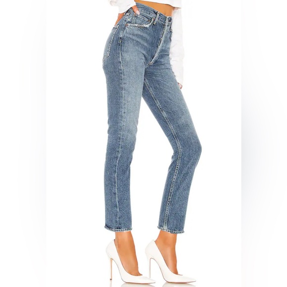 AGOLDE Riley High Rise Crop Jean - Picture 4 of 17